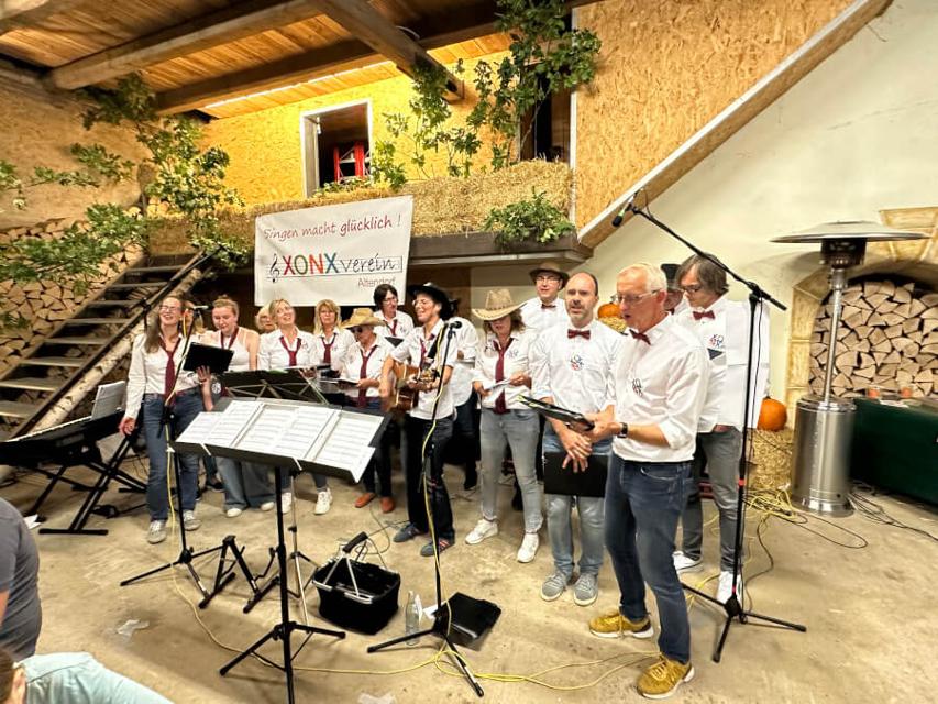 Sängerinnen und Sänger des Xonx-Vereins Altendorf