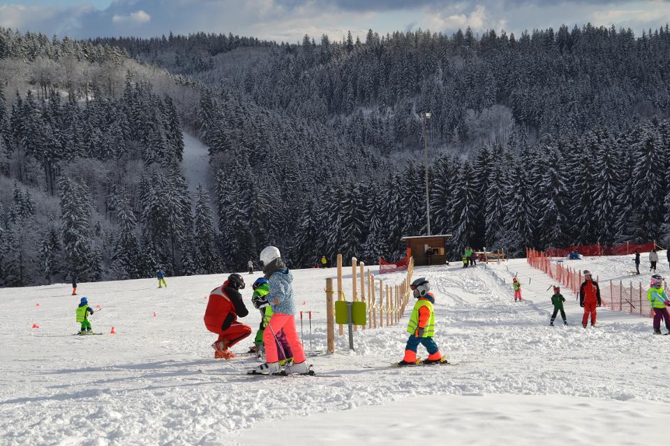 Skifahren für die ganze Familie.