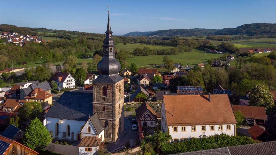 Markgrafenkirche in Untersteinach. Bilderreigen der Jahrhunderte.