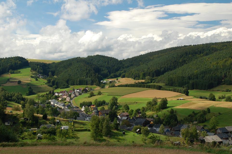 Von der Burg Lauenstein durch den tiefen Frankenwald nach Ebersdorf und zurück.