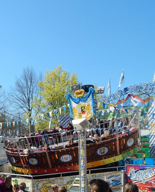 Traditionelles Kulmbacher Volksfest auf dem Festplatz am Schwedensteg.