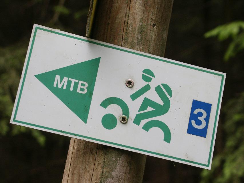 Streckenmarkierung MTB3