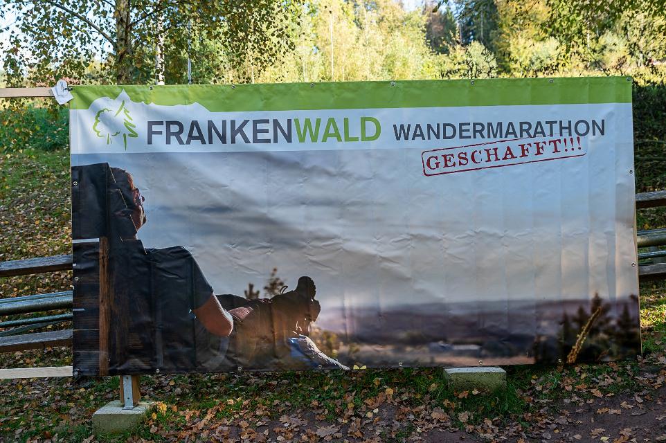 Strecke des Frankenwald Wandermarathon 2021 - komplette Tour