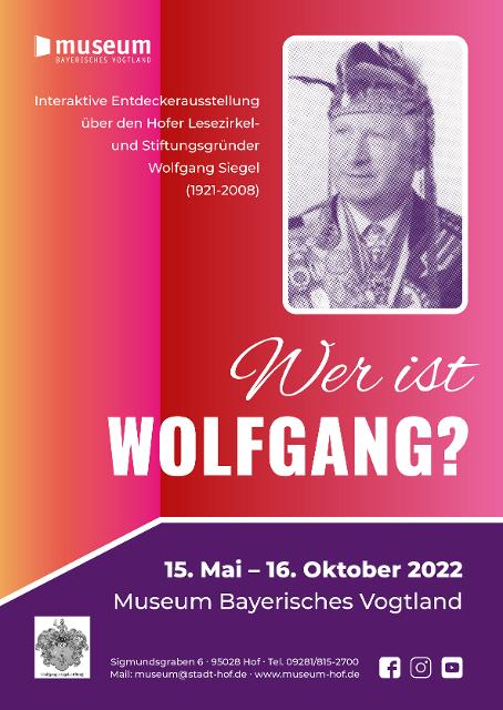 Bei “Wer ist Wolfgang?” handelt es sich um eine interaktive Entdeckerausstellung über den Hofer Lesezirkel- und Stiftungsgründer Wolfgang Siegel (1921-2008)