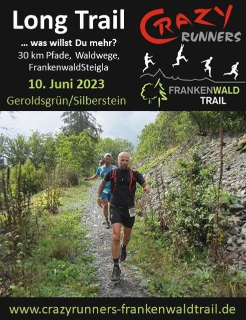 Die Long Trailrunning Strecke beim Carzy Runners Frankenwald Trail 2023