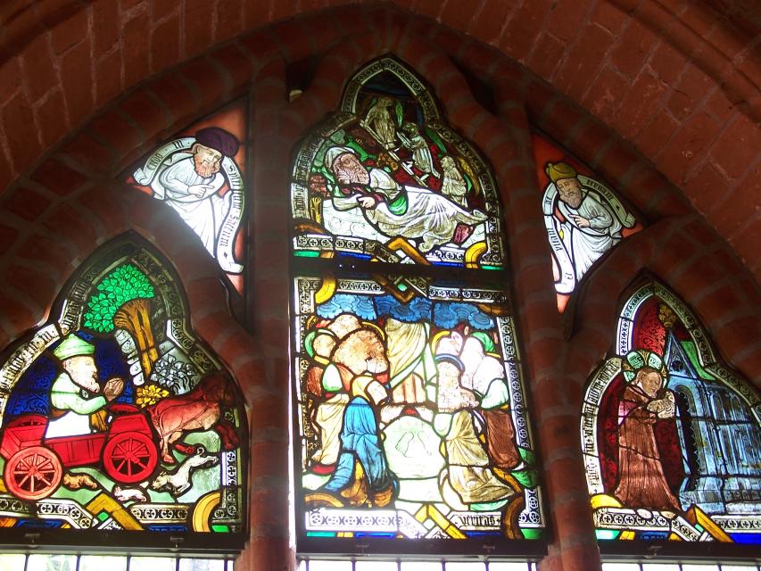 Kloster Ebstorf: Fenster im Kreuzgang