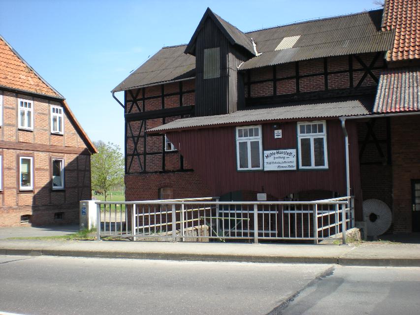 Ansicht der Wassermühle in Hanstedt I