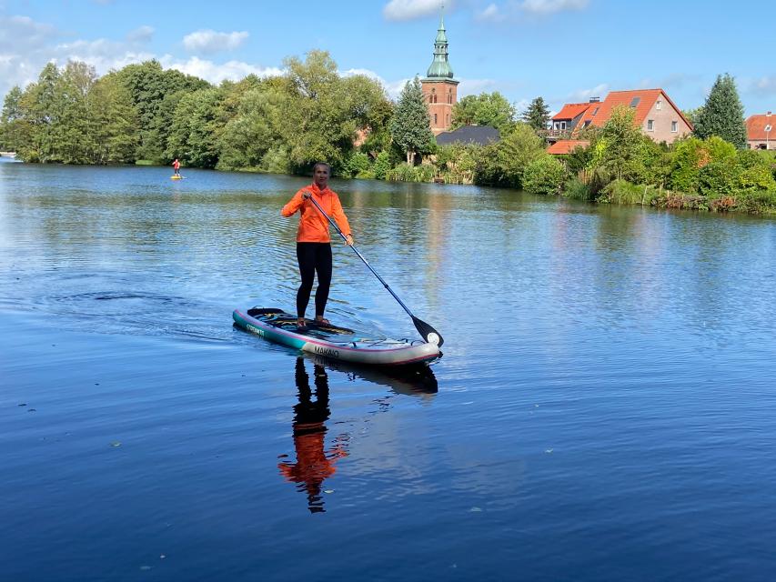 Stand up Paddling im Kurpark am See Bad Bodenteich