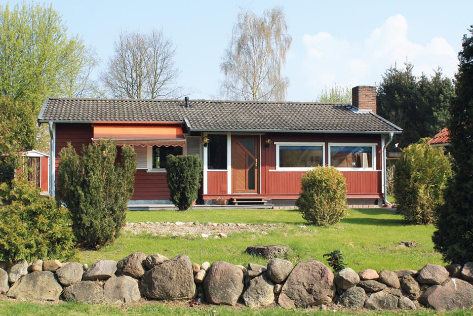 Schwedenhaus auf einem 816 m² Grundstück am Ortsrand von Bad Bodenteich gelegen.
