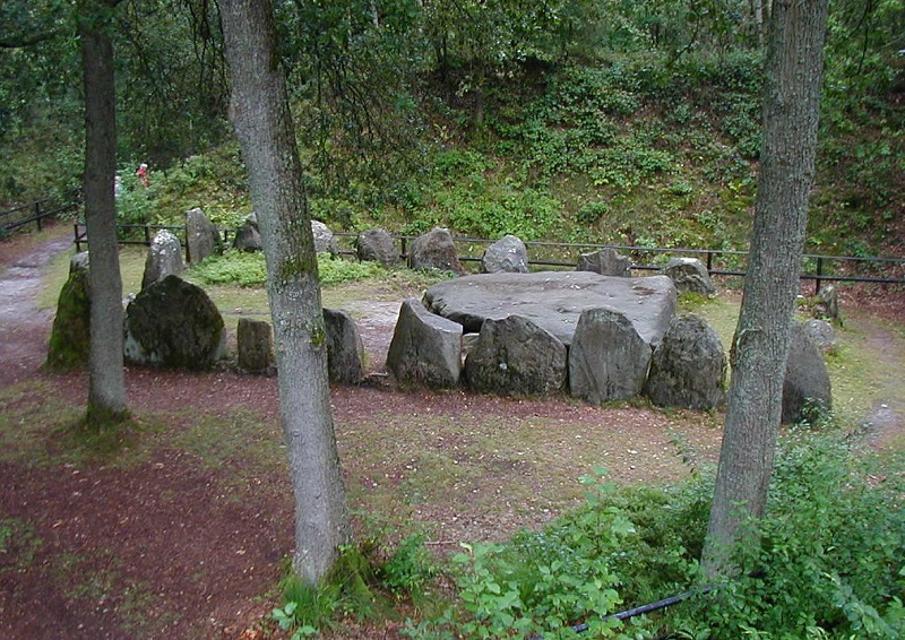  Die Sieben Steinhäuser befinden sich etwa in der Mitte des Truppenübungsplatzes Bergen, zwischen Bad Fallingbostel im Nordwesten und Bergen im Osten. Die einzige öffentliche Zufahrt zu den Grabstätten beginnt an einem Posten mit Schlagbaum in Ostenholz, rund 4 Kilome...