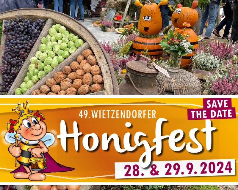 Wir feiern das 49. Honigfest! Traditionell am letzten Septemberwochenende, dem 28. und 29. September, findet in diesem Jahr zum 49. Mal das beliebte Wietzendorfer Honigfest statt. An beiden Tagen verwandelt sich der Ortskern in ein buntes Veranstaltungsgelände. Auf dem in der ...