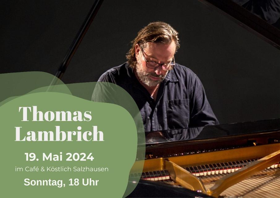 Der in Hamburg und in der Toskana (Suvereto) lebende Komponist und Pianist Thomas Lambrich lernte bereits als Kind neben Klavier auch Cembalo und Kirchenorgel. Es wa- ren die Kompositionen von Bach, die ihn am meisten faszinierten. Obwohl die Musik die...