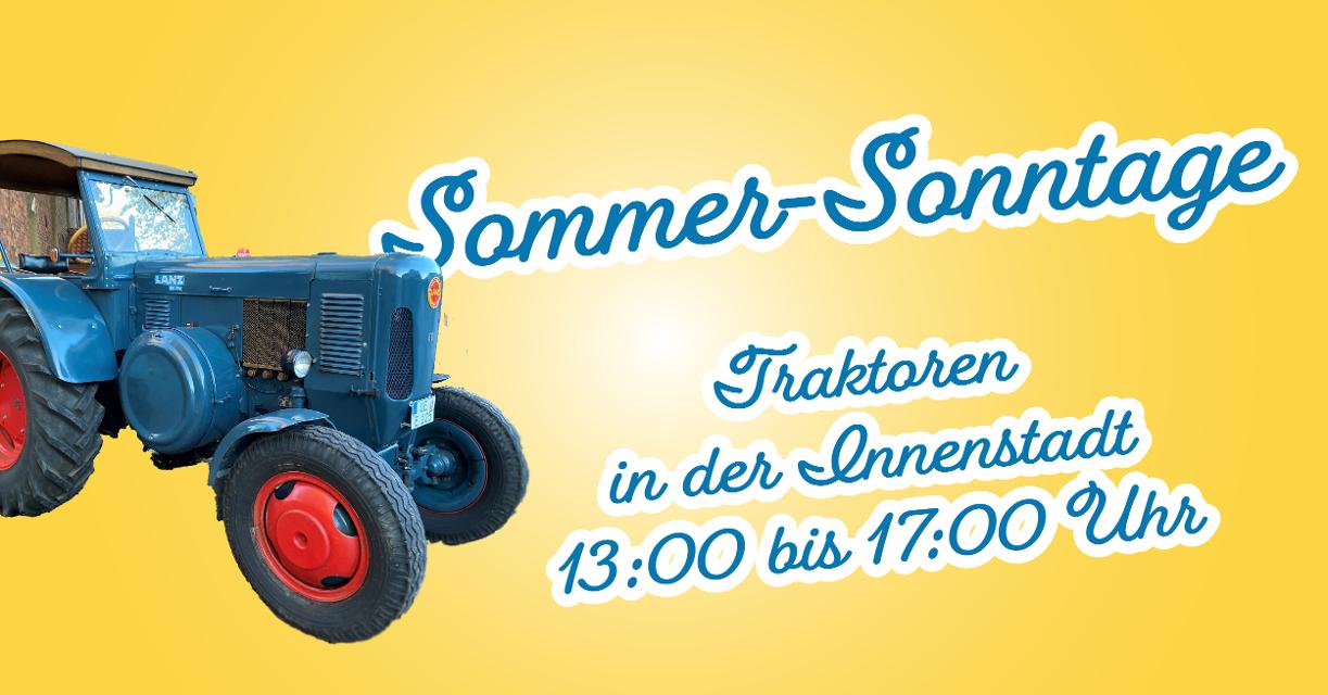 Traktoren in der Innenstadt - 13:00 bis 17:00 Uhr