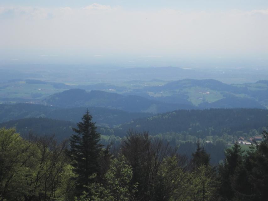 Der Knogl liegt auf dem Höhenzug zwischen Predigtstuhl und Hirschenstein. Er ist mit 1.056 m der höchste Berg der Gemeinde und liegt direkt am Premiumwanderweg "Goldsteig".