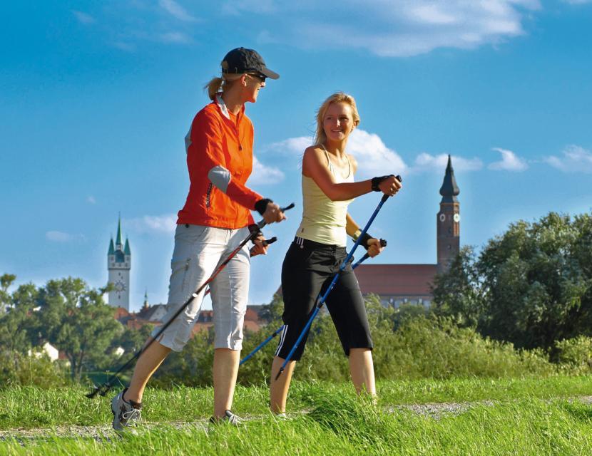 Erleben Sie die AOK Nordic Walking Parcours in Straubing
