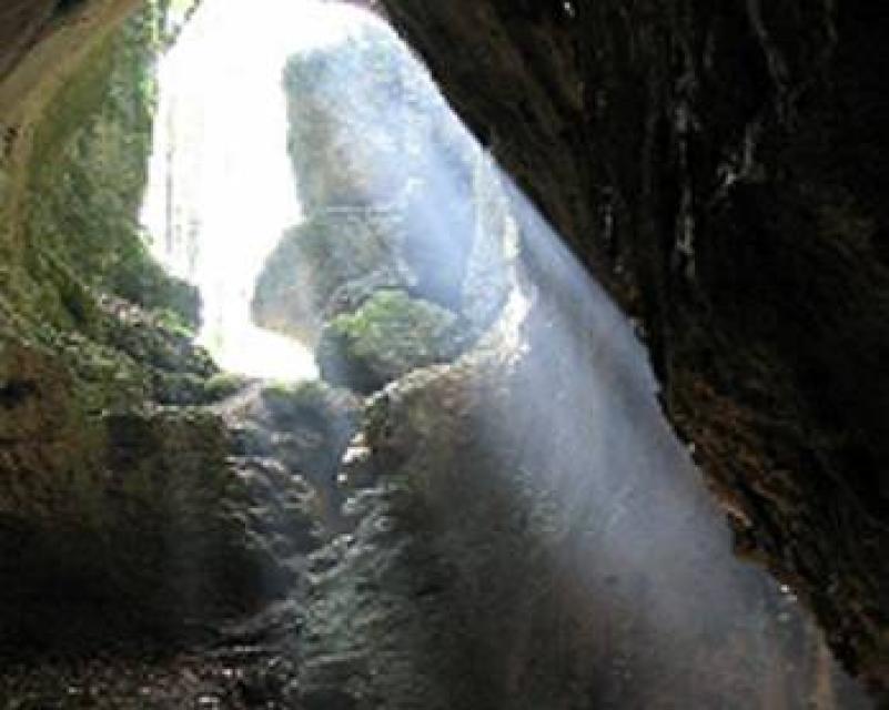 Bei einem Tagesausflug über 20 km können Sie zahlreiche Höhlen besuchen.