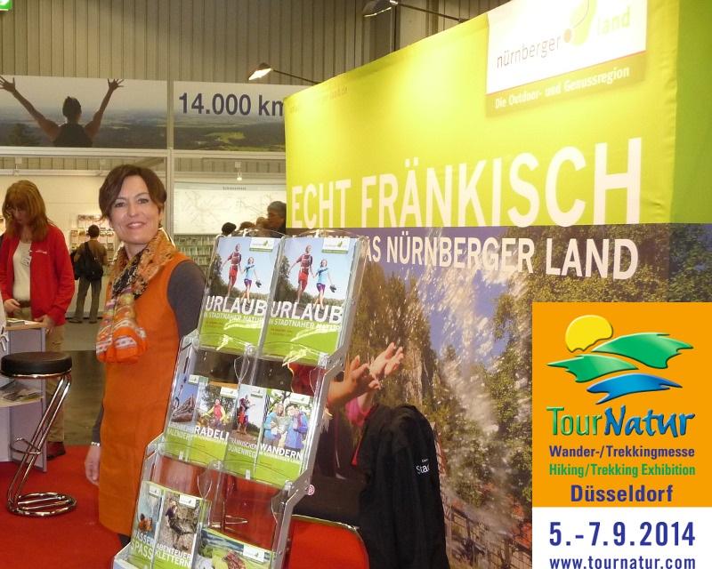 Vom 05.-07.09.2014 präsentiert sich das Nürnberger Land erstmals auf der Wander- und Trekkingmesse in Düsseldorf.
