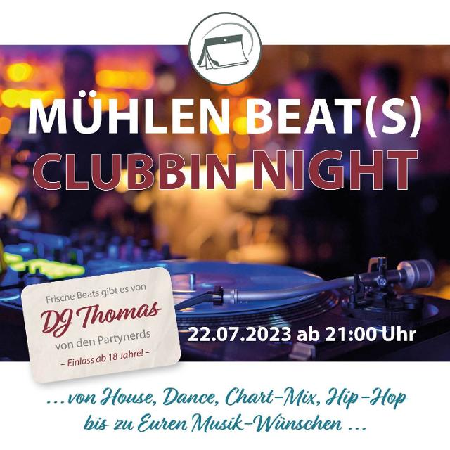 Club Nacht in der Obermühle – das neue Format startet im Nürnberger Land!
