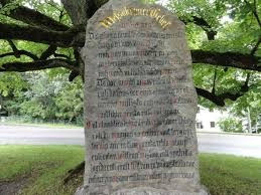 Das älteste süddeutsche Sprachdenkmal ist das im Benediktinerkloster zu Wessobrunn in Oberbayern gefundene, um 750 niedergeschriebene 