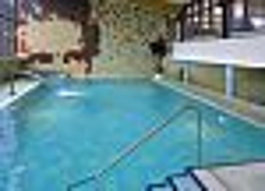 Öffentlich zugänglich. Das Hallenbad wurde 2001 neu erbaut, großes Schwimmbecken mit Whirlpool, Saunabereich und Solarium. Für Hotelgäste kostenlos.