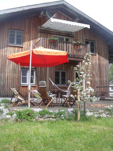 Terrasse der Ferienwohnung Kohlbach