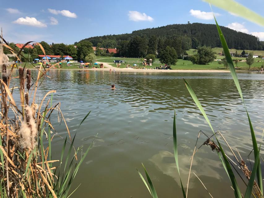 Inmitten des Naherholungsgebiets westlich von Hetten liegt der idyllische Badesee am Rand des Naturschutzgebiets Schwarzlaichmoor. Im Sommer lässt sich auf der Liegewiese ein wunderbar entspannter Badetag verbringen. Bei niedrigeren Temperaturen kann man gemütlich am See entlang spazieren und ...
