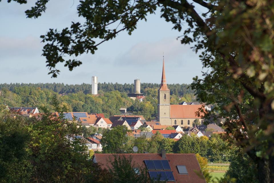 Schöne Rundfahrt bei Sachsen b. Ansbach und Lichtenau.