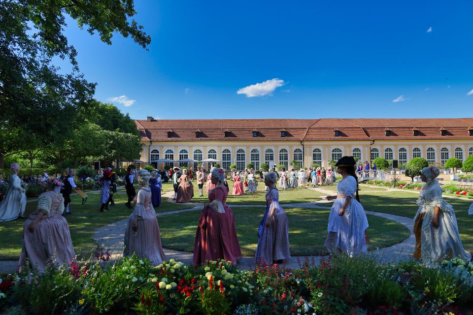 Während der Rokoko-Festspiele erinnert in Ansbach wieder alles an den Glanz der markgräflichen Zeit