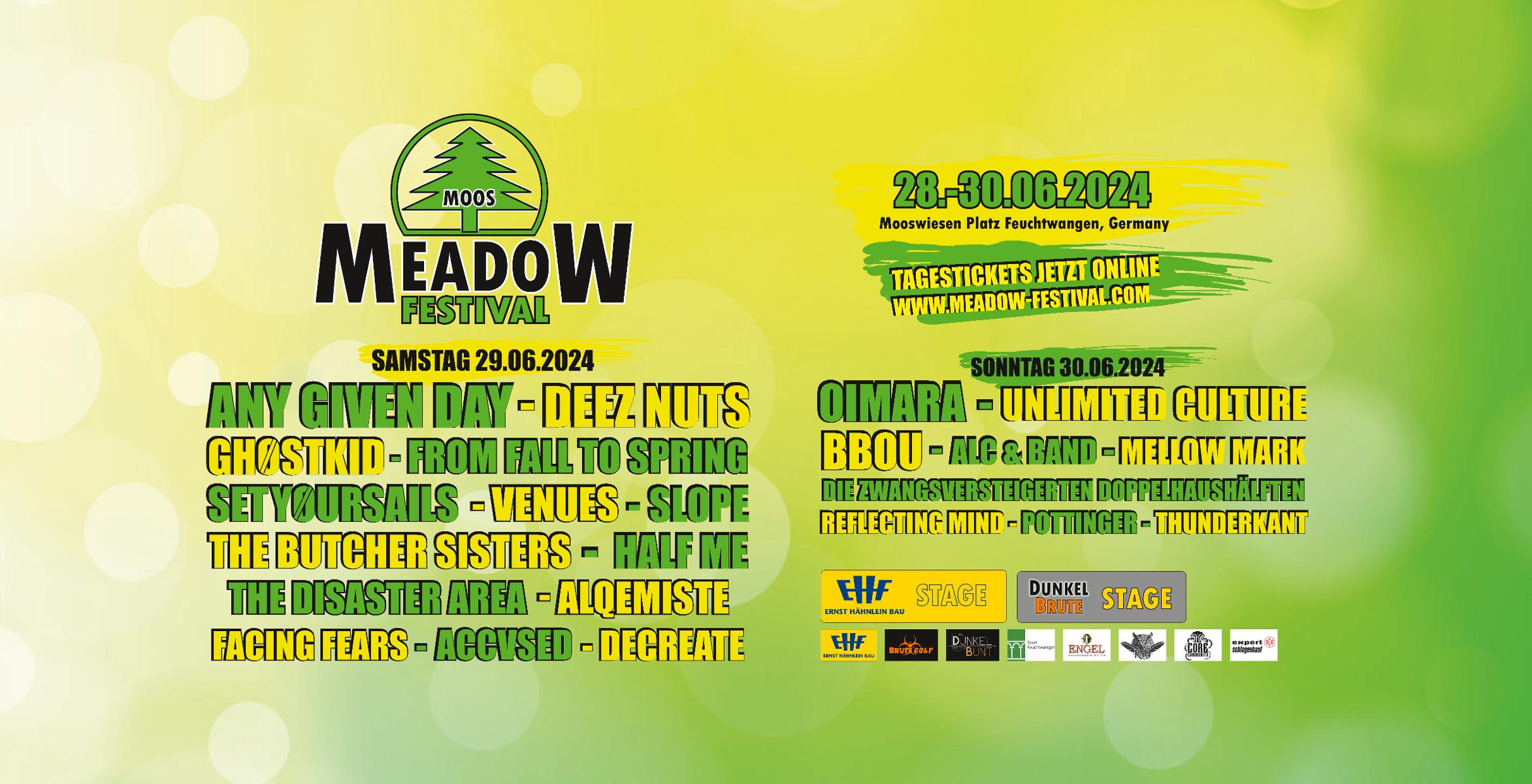 Line Up Moos & MeadoW Festival
                 title=