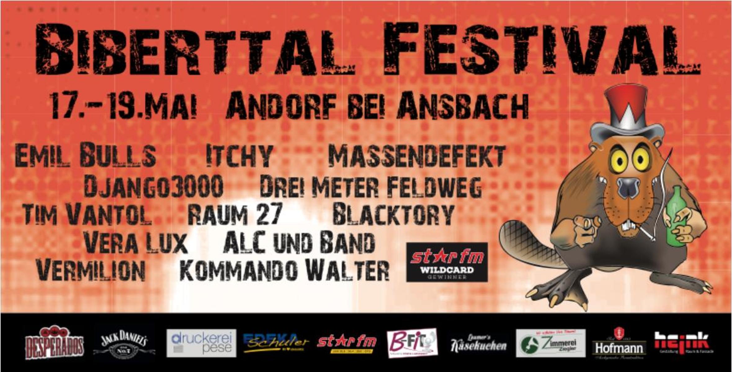 Plakat Lineup Bibertalfestival 2024
                 title=