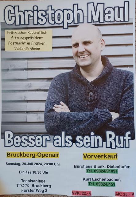 Plakat Bruckberg Open Air