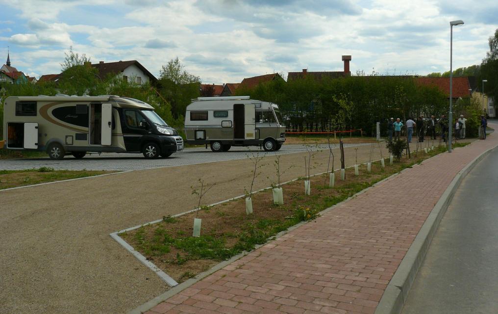 Ruhig gelegner Stellplatz für Wohnmobile in Bad Soden-Salmünster/Mernes - ideal für Wanderungen und Biketouren durch den Naturpark Hessischer Spessart