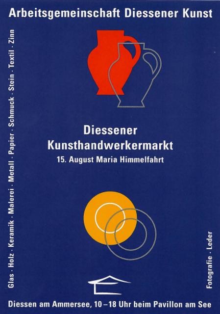 Kleinster Kunsthandwerkermarkt Oberbayerns in den Diessener Seeanlagen