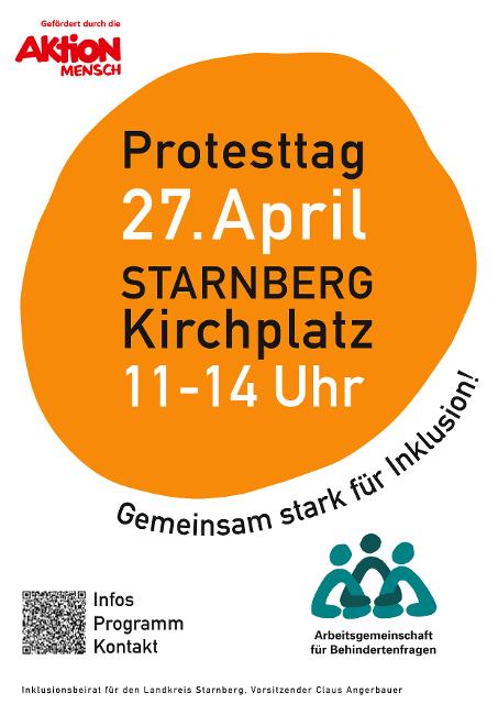 Protesttag in Starnberg am Kirchplatz