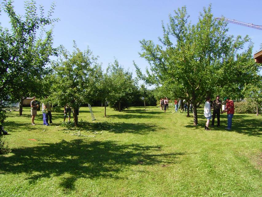 Der Obstbau bildet den Schwerpunkt des Kreislehrgartens, der überwiegend für Aktionen und Fortbildungen genutzt wird. 