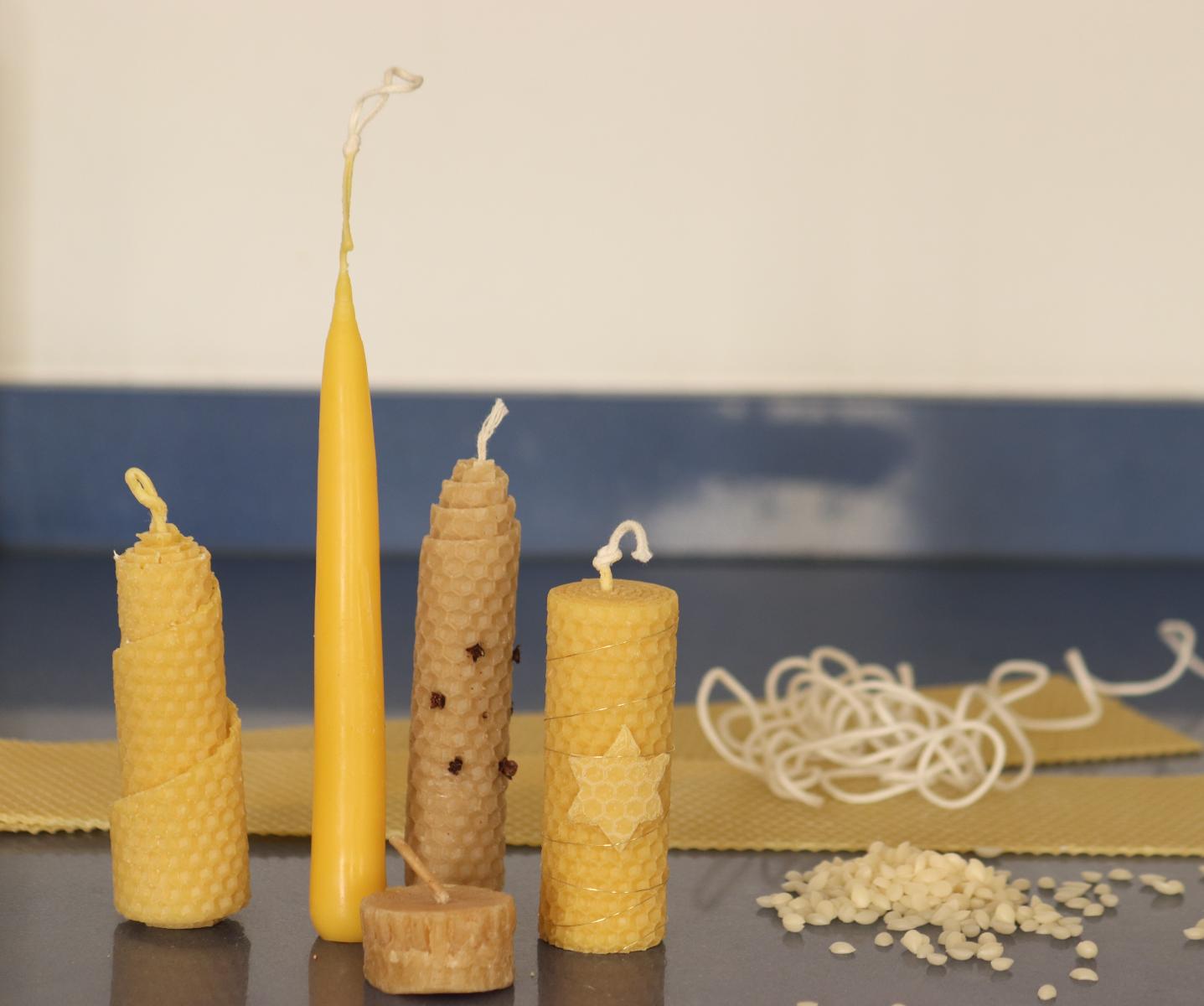 Workshop - Kerzen aus Bienenwachs