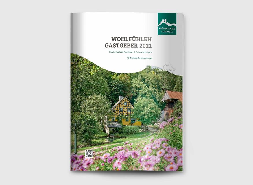 Mit dem Gastgeberverzeichnis der Fränkischen Schweiz 2021 finden Sie ohne Probleme den passenden Gastgeber für Ihre Unterkunft.