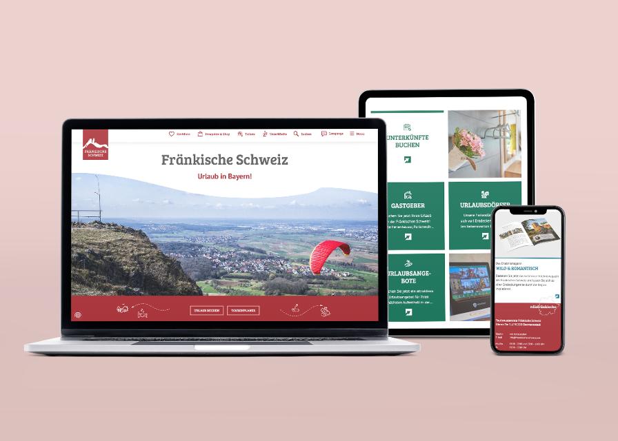 Relaunch der Website www.fraenkische-schweiz.com | Im Zuge eines neuen Corporate Designs wurde nun auch die Website auf den technisch und optisch aktuellsten Stand gebracht. 