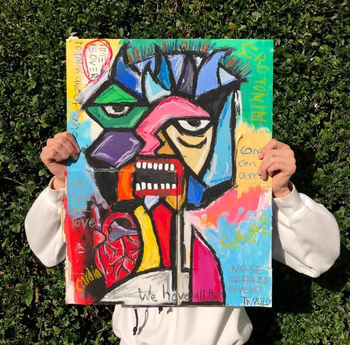 Der “Deutsche Basquiat” stellt aus