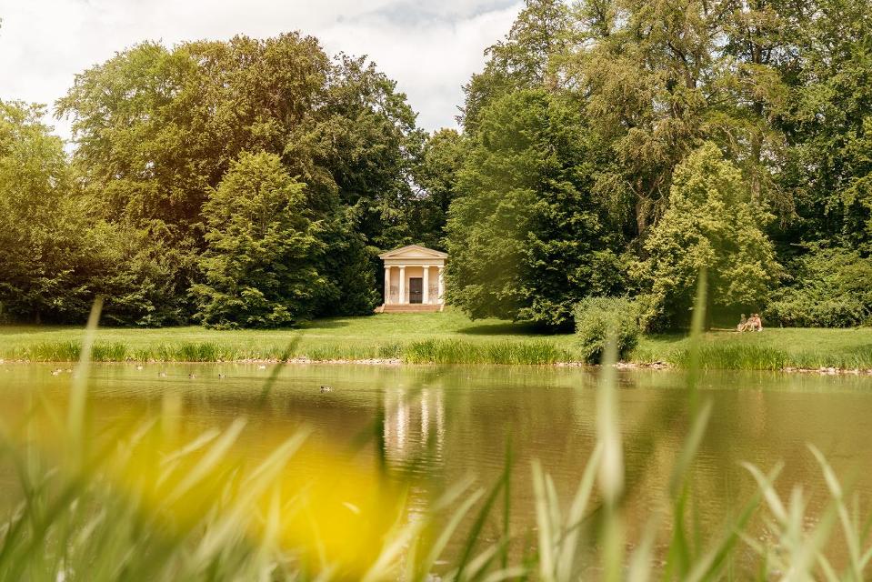 Umgeben wird Schloss Friedenstein von einer wunderbaren und vielfältigen Parklandschaft, die zu jeder Jahreszeit ein anmutiges Bild abgibt. Die barocke Orangerie öffnet sich im Sommer wie ein blühendes Theater in Richtung auf Schloss Friedrichstha...