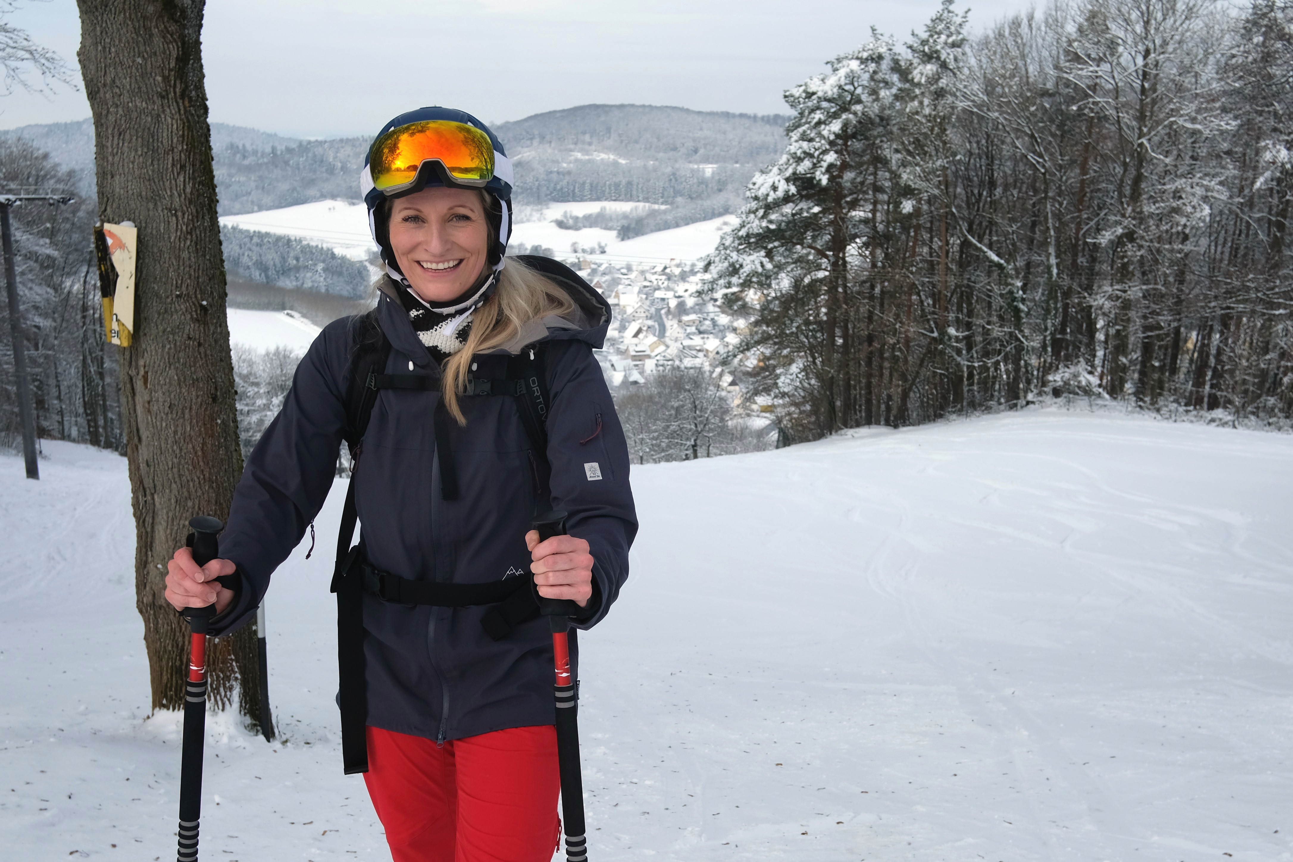 Der familienfreundliche Skilift befindet sich in Eschenfelden (Länge ca. 150 m).